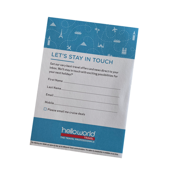Keep in Touch Notepads (10 x Pads)